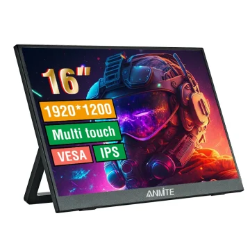 Anmite 14 Inch Portable Touch Monitor 1200P IPS Display 2