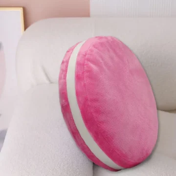 Soft Pink Macaron Plush Decorative Throw Pillow 2 | PricZone