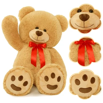 Big Brown Teddy Bear Stuffed Animal Plush Toy Gift 2