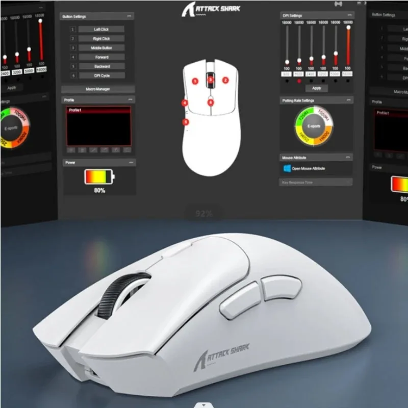 Attack Shark R1 Bluetooth Gaming Mouse with Ergonomic Design 4 | PricZone Attack Shark R1 Bluetooth Gaming Mouse with Ergonomic Design 4 | PricZone