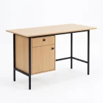 Compact Natural Oak Computer Desk with Storage 6 | PricZone Compact Natural Oak Computer Desk with Storage 6 | PricZone