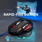 Ergonomic Ambidextrous RGB Gaming Mouse for PC Laptop 6 | PricZone