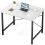 Sweetcrispy Computer Desk with Metal Frame