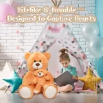Morismos 39Inch Giant Teddy Bear Plush for Baby Shower 5 | PricZone