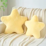 Star Throw Pillow Soft Shaped Decorative Pillows with Faux 2 | PricZone