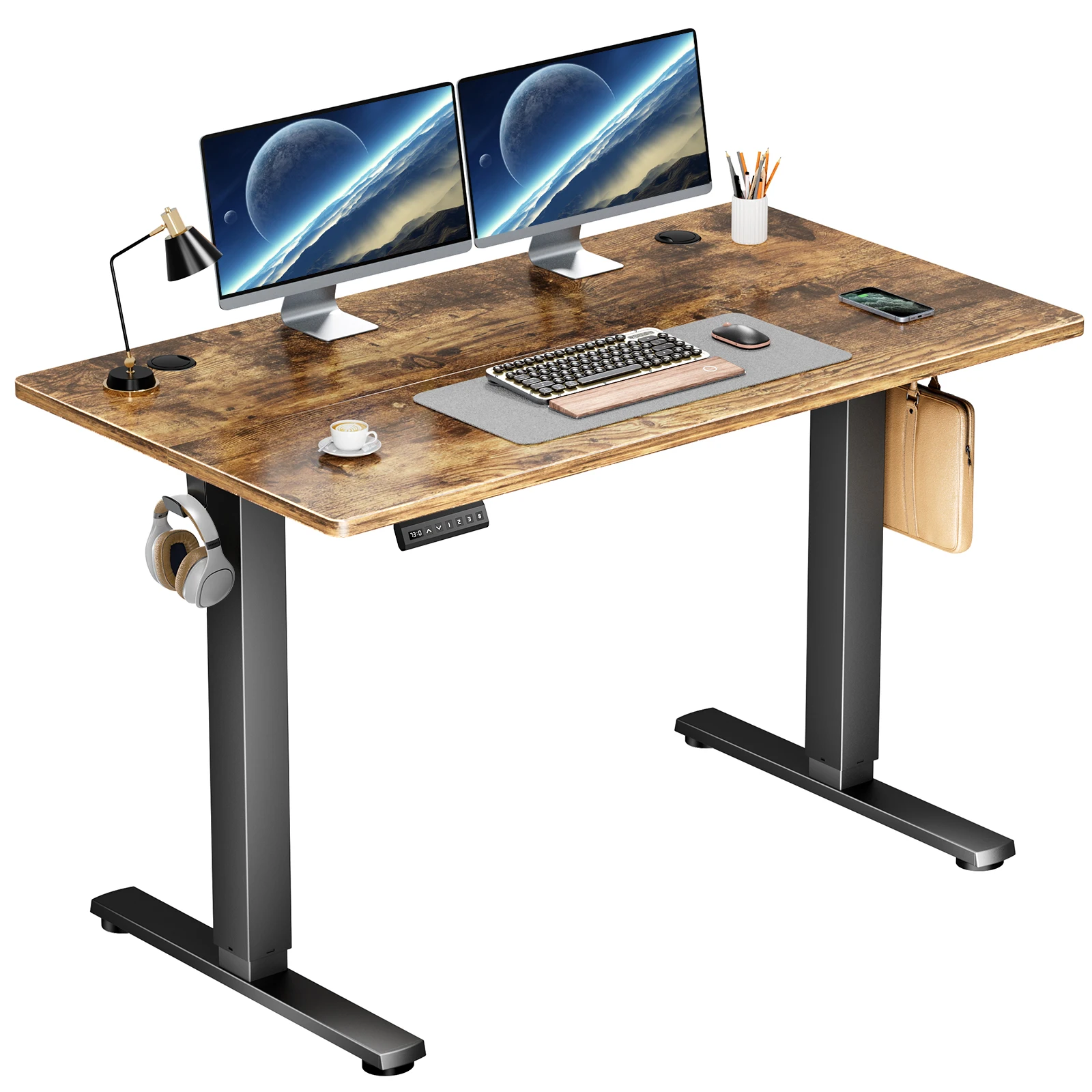Electric Standing Desk 40X24 Inch Height Adjustable 3 | PricZone Electric Standing Desk 40X24 Inch Height Adjustable 3 | PricZone
