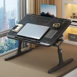 Adjustable Laptop Tray with Drawer and Tablet Slot 5 | PricZone