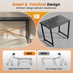 Standing Office Computer Desk Sturdy Metal Frame 4 | PricZone Standing Office Computer Desk Sturdy Metal Frame 4 | PricZone