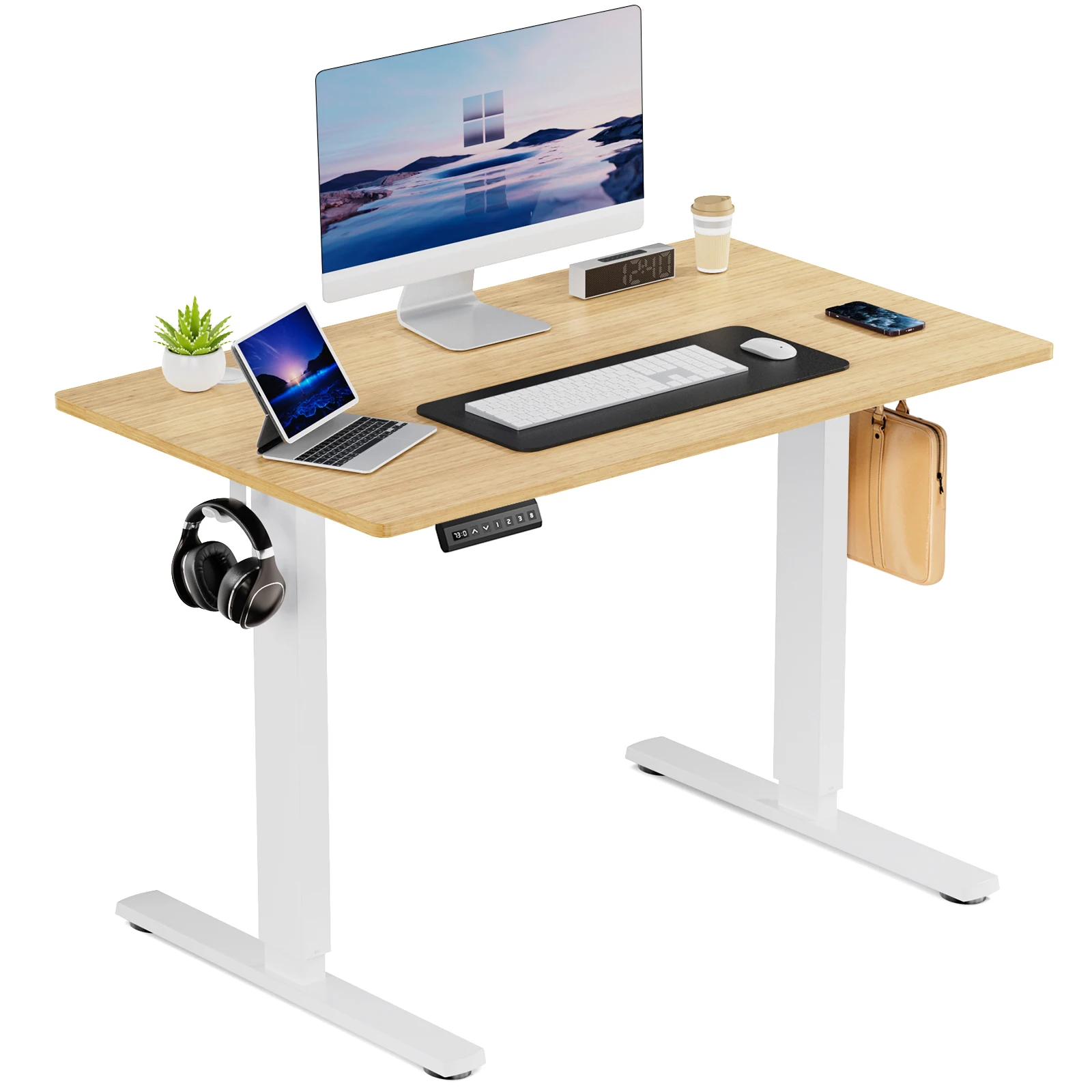 Electric Standing Desk 40X24 Inch Height Adjustable 21