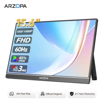 Arzopa 156 Inch Portable Monitor Fhd 1080P Ips USB C HDMI 1 | PricZone