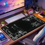 Silent Hill Gothic Dark Line Art Mouse Pad for Desk 4 | PricZone