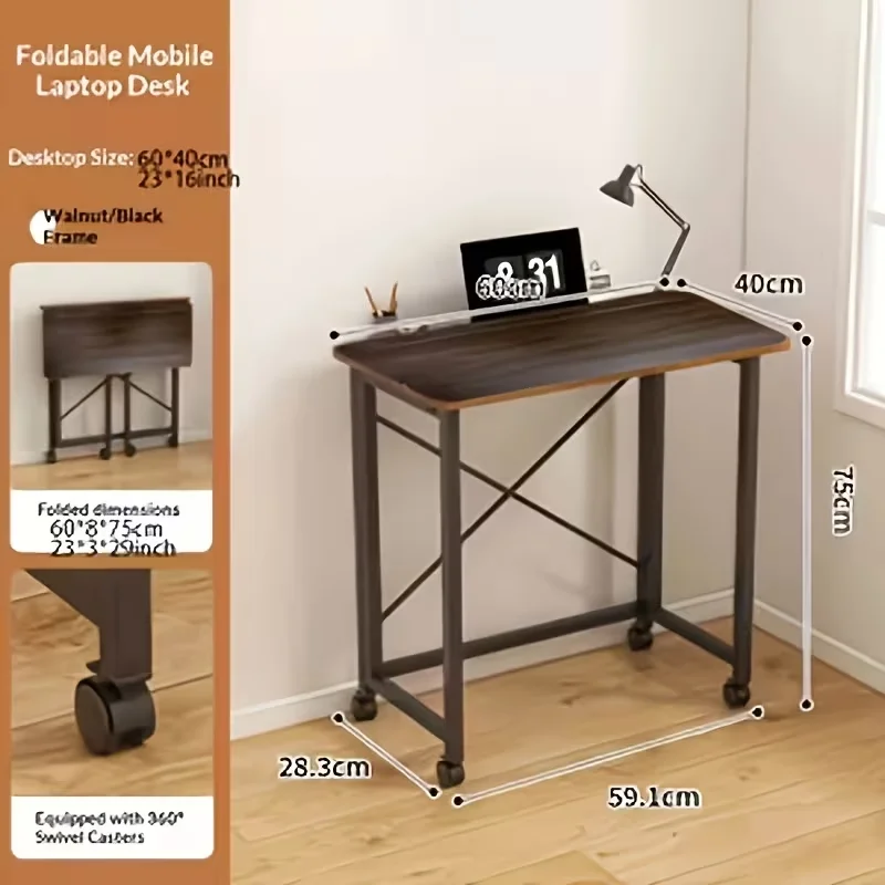 62X1575Inch Foldable Rolling Laptop Desk with XShaped 5 | PricZone 62X1575Inch Foldable Rolling Laptop Desk with X Shaped 5 | PricZone