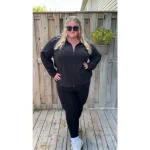 Cootry Plus Size Fleece Jacket Women Lightweight Zip Up 2 | PricZone Cootry Plus Size Fleece Jacket Women Lightweight Zip Up 2 | PricZone