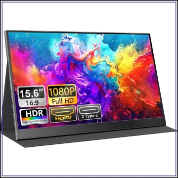 FHD 1080P IPS Monitor with Built-In Speakers 1