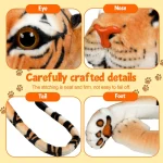 Extra Large Plush Lifelike Tiger Stuffed Animal Home Sofa 5 | PricZone