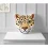 Beige Cheetah Embroidered Decorative Pillow for Kids Room