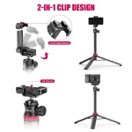 Ulanzi Mt44 576 Inch Extendable Livebroadcast Tripod Stand 3 | PricZone Ulanzi Mt 44 576 Inch Extendable Livebroadcast Tripod Stand 3 | PricZone
