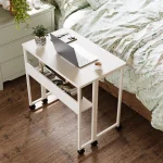 SpaceSaving Computer Desk with Storage Shelf and Wheels 7 | PricZone Space Saving Computer Desk with Storage Shelf and Wheels 7 | PricZone