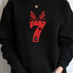Plus Size Christmas Reindeer Sweatshirt 1 | PricZone