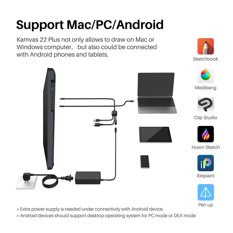 Huion Kamvas 22 Plus Graphic Pen Display Digital Art Tablet 4 | PricZone Huion Kamvas 22 Plus Graphic Pen Display Digital Art Tablet 4 | PricZone