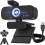 1080P Full HD Webcam with Built-In Microphone and Tripod