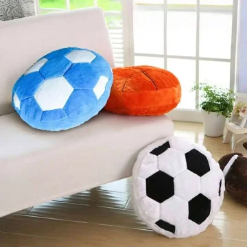Soft Soccer Ball Pillow for Kids Room Decor 1