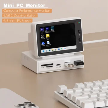 5Inch USB C Hub with IPS Mini Screen for Laptop and PC 1 | PricZone