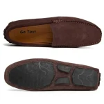 Go Tour Handmade Suede Leather Casual Loafers Shoes 4 | PricZone