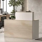 Reception Desk with Counter and Lockable Storage Drawers 1 | PricZone