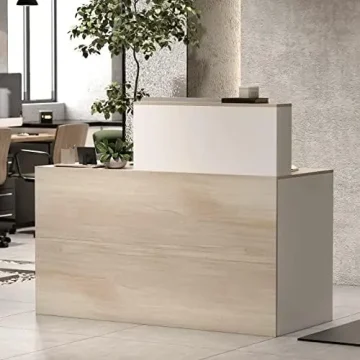 Reception Desk with Counter and Lockable Storage Drawers 1 | PricZone
