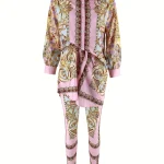 Ornate Print 2 Piece Casual Outfit Set 2 | PricZone