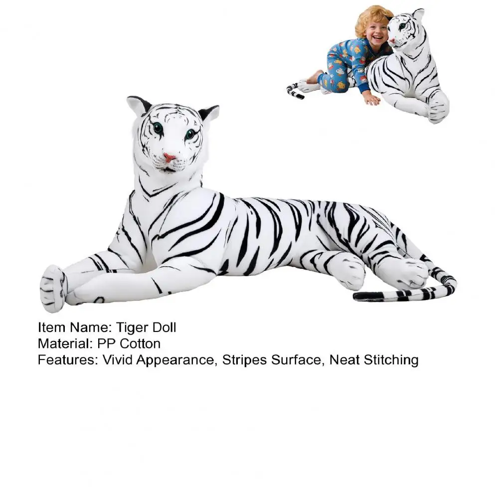 Extra Large Plush Lifelike Tiger Stuffed Animal Home Sofa 13