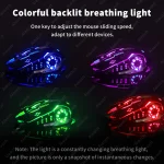 Wireless Bluetooth Gaming Mouse Ergonomic Mechanical 6 | PricZone