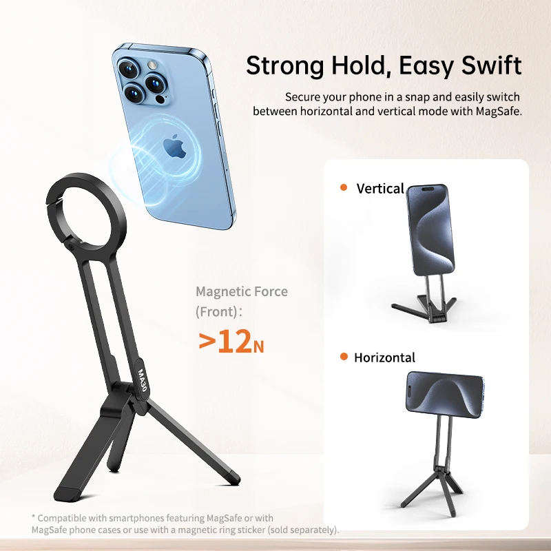 Ulanzi Ma30 Carabiner Phone Tripod for Iphone 15 2 | PricZone Ulanzi Ma30 Carabiner Phone Tripod for Iphone 15 2 | PricZone
