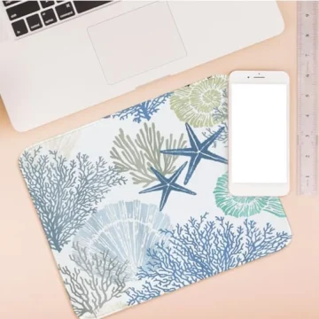 Coastal Blue Beach Mouse Pad for Laptop 2 | PricZone