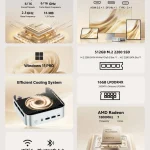 Acemagic Ryzen 5 7430U Mini PC with 16Gb RAM and 512Gb SSD 2 | PricZone