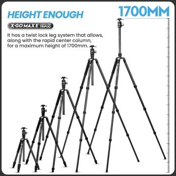 Fotopro 170Cm Carbon Fiber Tripod for Camera with Ball Head 2