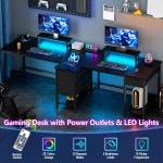 2Person Office Desk with Power Sockets and Storage 2 | PricZone 2 Person Office Desk with Power Sockets and Storage 2 | PricZone