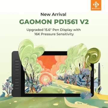 Gaomon Pd1561 V2 156 Inch Graphics Pen Display Tablet 1 | PricZone Gaomon Pd1561 V2 156 Inch Graphics Pen Display Tablet 1 | PricZone