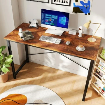 32Inch Home Office Desk with Sturdy Steel Frame 2