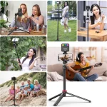 Ulanzi Mt44 576 Inch Extendable Livebroadcast Tripod Stand 6 | PricZone Ulanzi Mt 44 576 Inch Extendable Livebroadcast Tripod Stand 6 | PricZone