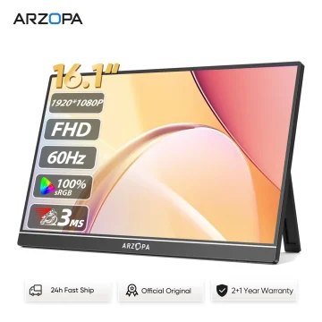 Arzopa 161 100 Srgb Portable Monitor 1080P Second Screen 1 | PricZone