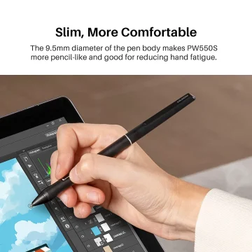 Huion PW550S Battery-Free Pen Pentech 3.0 Slim Stylus 2