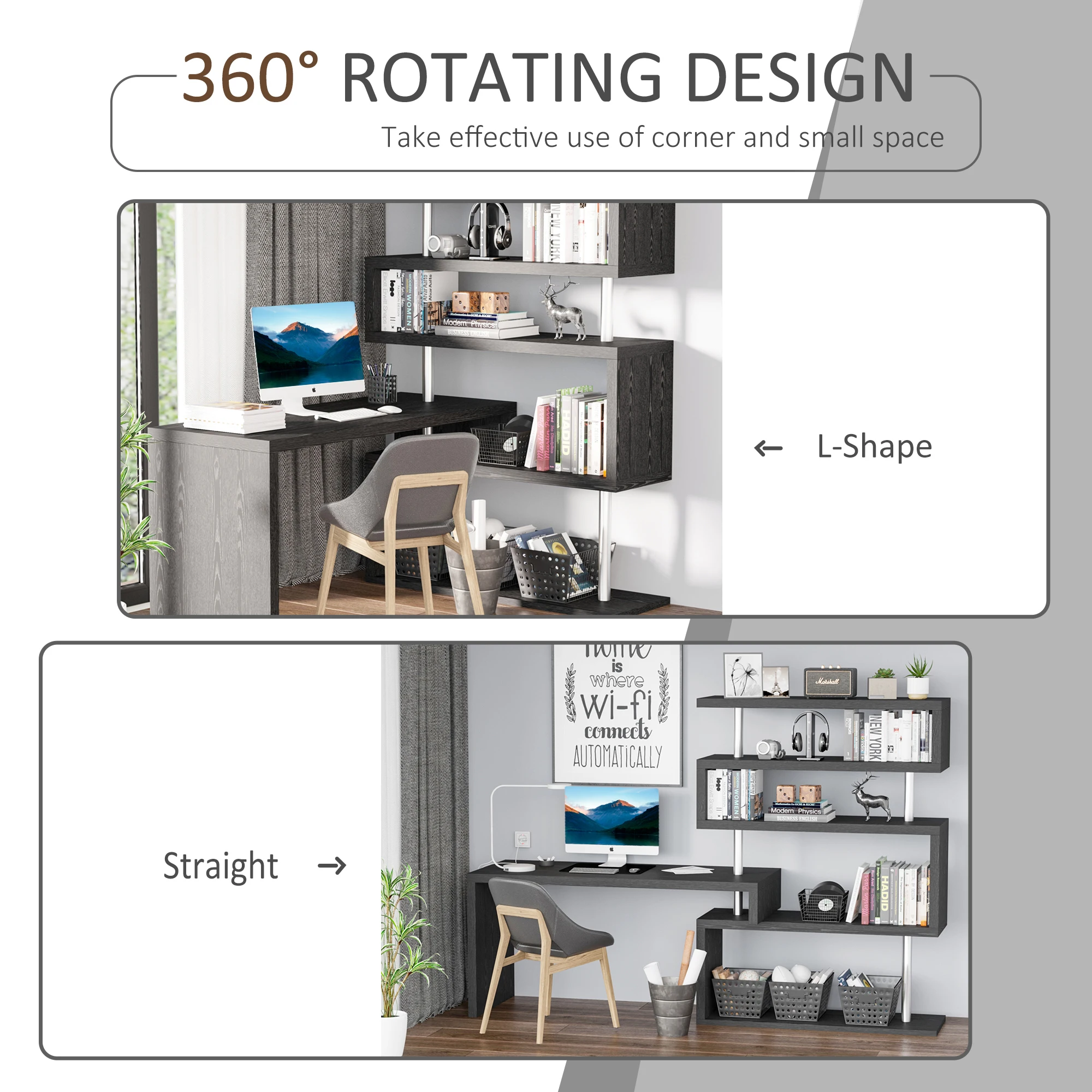 LShaped Computer Desk with Rotating Writing 4 | PricZone L Shaped Computer Desk with Rotating Writing 4 | PricZone