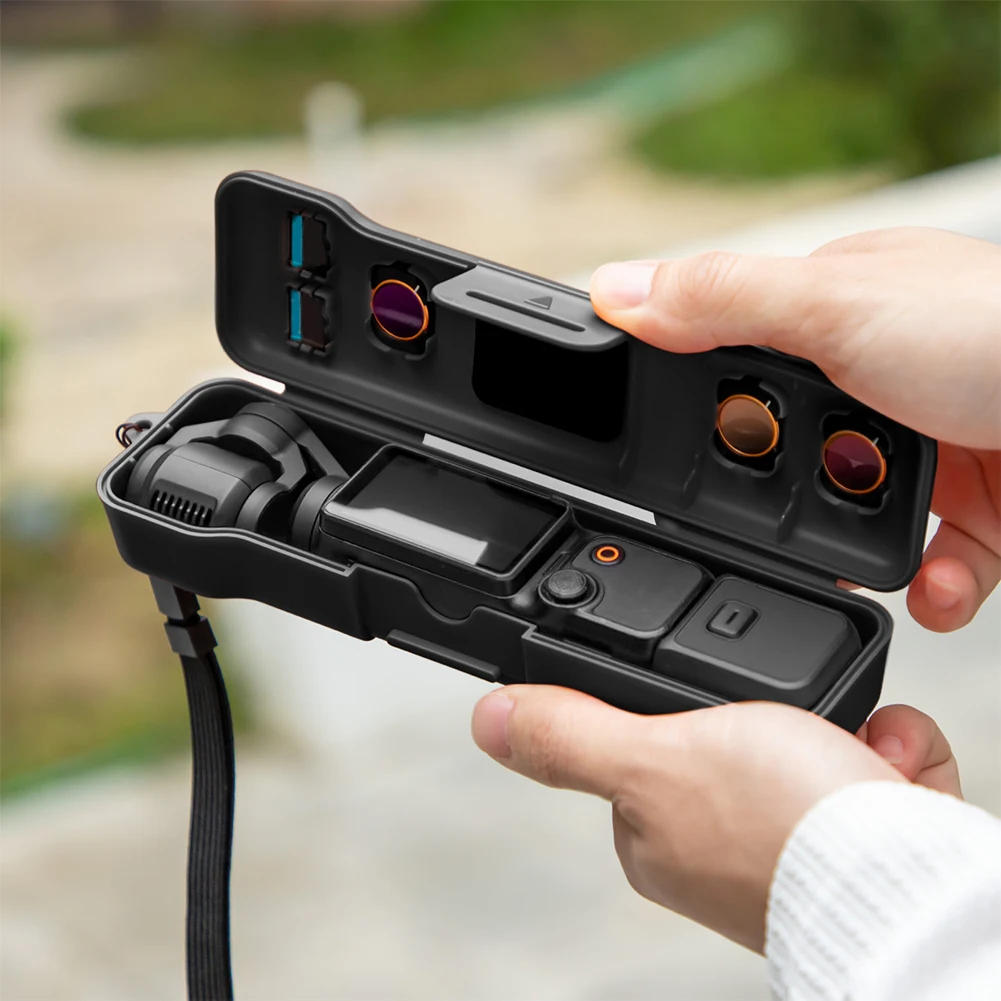 FlipOpen Protective Case for DJI Osmo Pocket 3 with Lanyard 2 | PricZone Flip Open Protective Case for DJI Osmo Pocket 3 with Lanyard 2 | PricZone