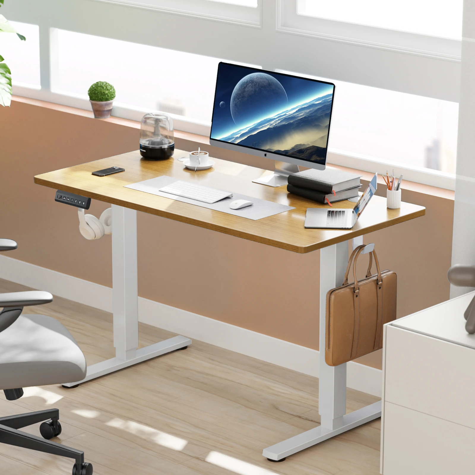 Electric Standing Desk 40X24 Inch Height Adjustable 19