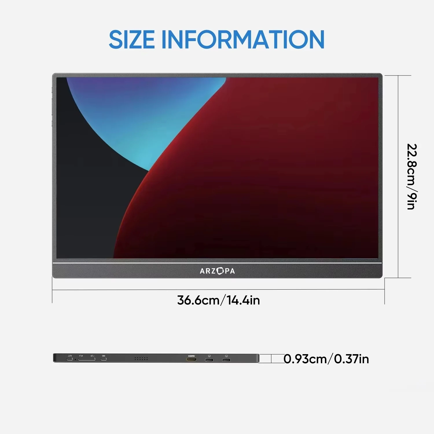 Arzopa 161 100 Srgb Portable Monitor 1080P Second Screen 6 | PricZone Arzopa 161 100 Srgb Portable Monitor 1080P Second Screen 6 | PricZone