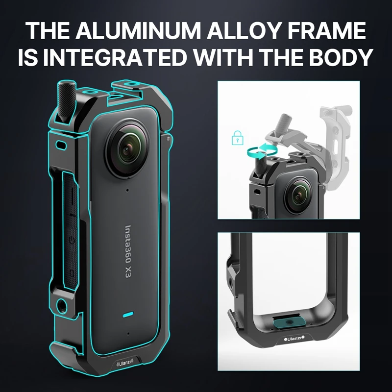 Ulanzi Metal Protective Cage for Insta360 X3 5 | PricZone Ulanzi Metal Protective Cage for Insta360 X3 5 | PricZone