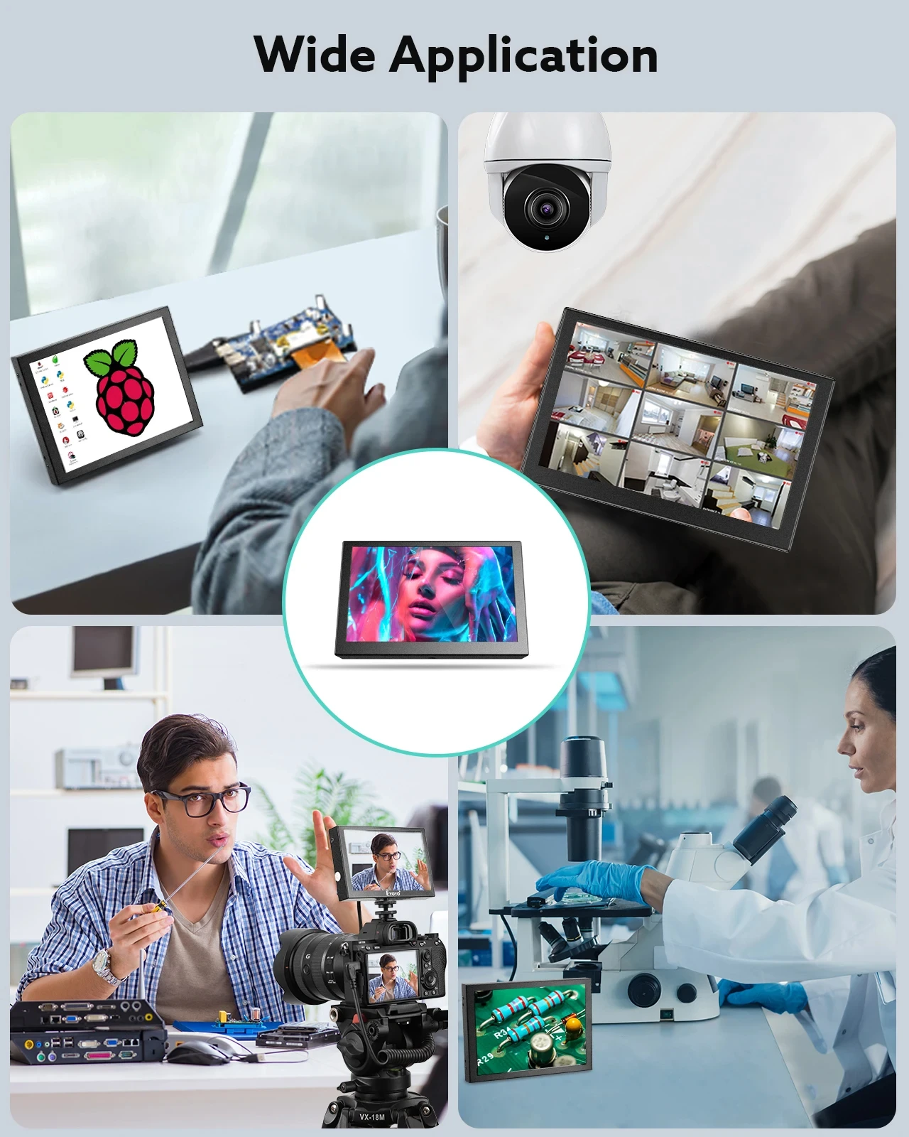 Eyoyo Portable External Monitor 578 Inches LCD Screen 8 | PricZone Eyoyo Portable External Monitor 578 Inches LCD Screen 8 | PricZone