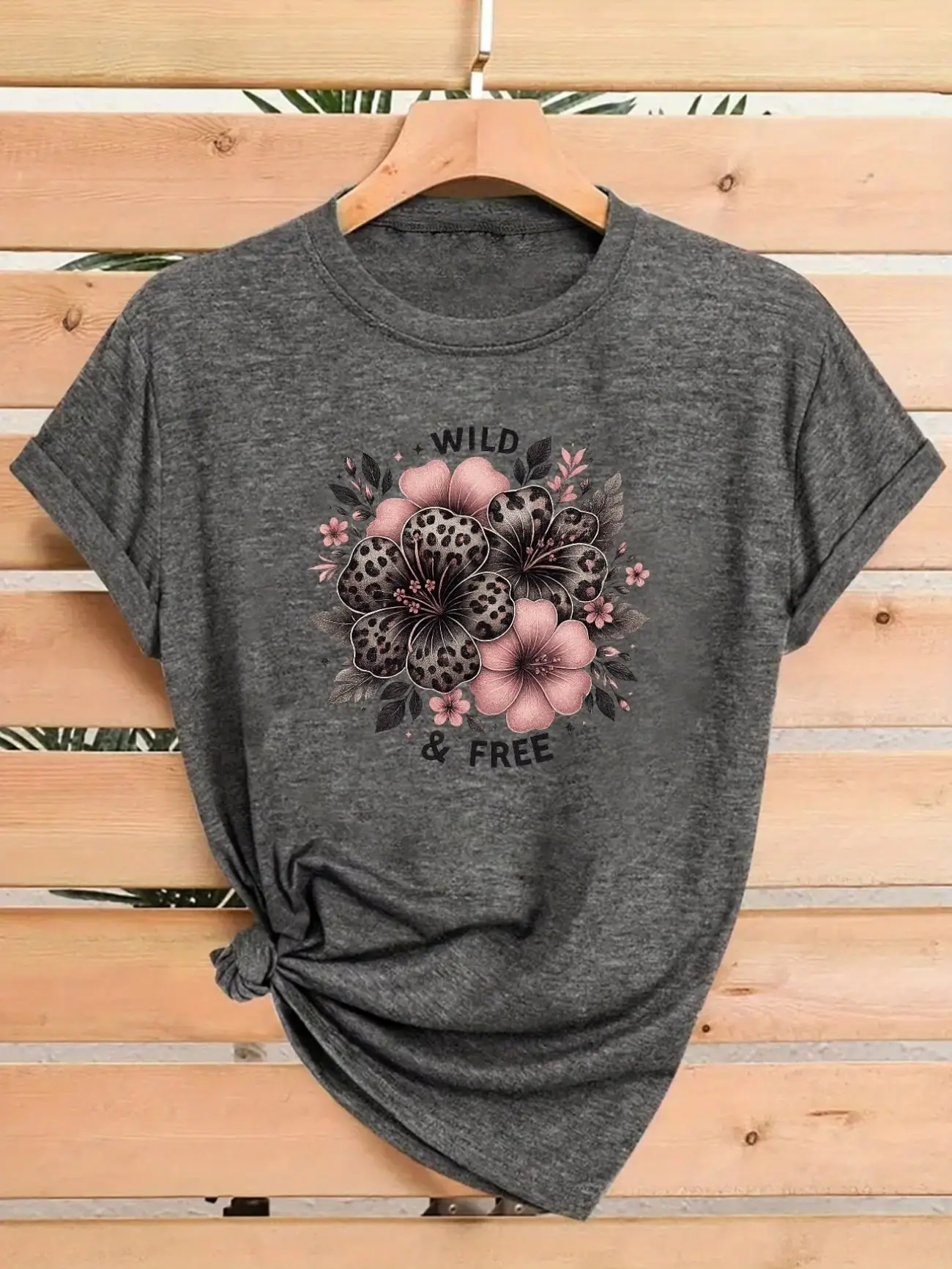 Plus Size Short Sleeve Leopard Print TShirt 1 | PricZone Plus Size Short Sleeve Leopard Print T Shirt 1 | PricZone